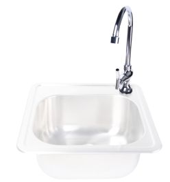 Fire Magic Single Handle Outdoor Rated Cold Water Faucet - Stainless Steel - 3588 can be found at the following stores