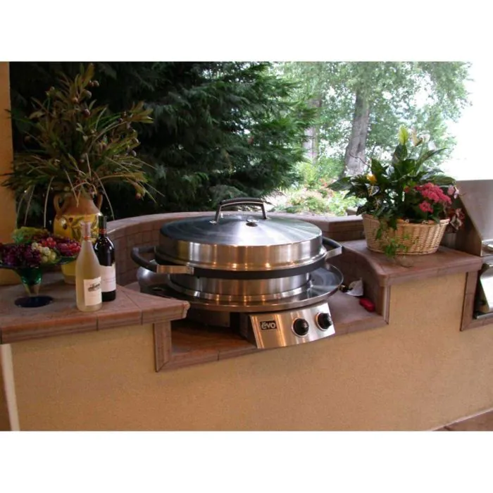 Evo Professional Classic Tabletop Flattop Gas Grill - Natural Gas - 10-0021-NG