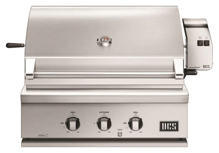 DCS Series 7 Traditional 30-inch Built-In Gas Grill with Rotisserie - Propane - BH1-30R-L