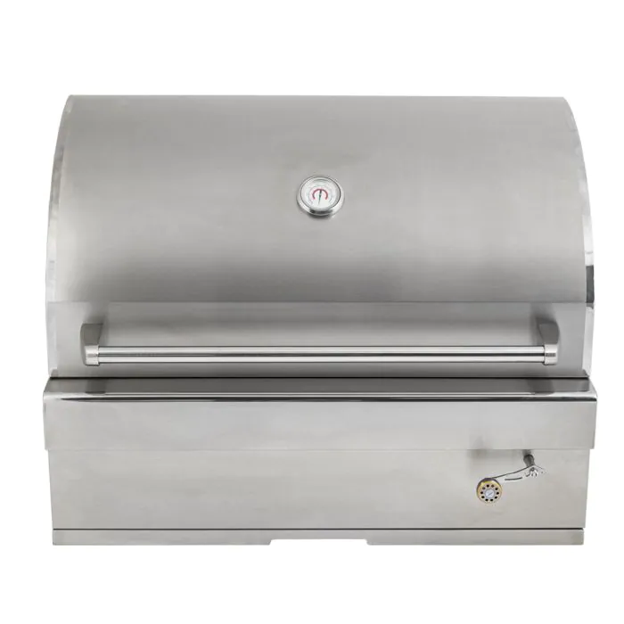 Turbo Charcoal Freestanding Stainless Steel BBQ Grill - 32CHARCOALG  4BRNCART