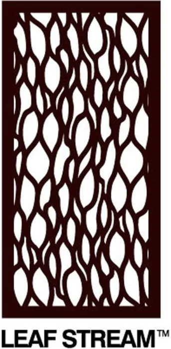 Outdeco Decorative Modular Privacy Screen Panel - Leafstream