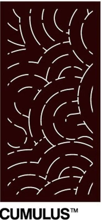 Outdeco Decorative Modular Privacy Screen Panel - Cumulus