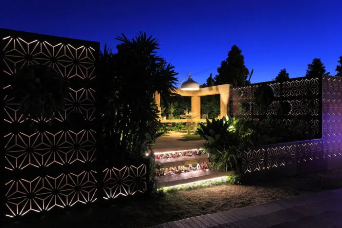 Outdeco Decorative Modular Privacy Screen Panel - Star Anais