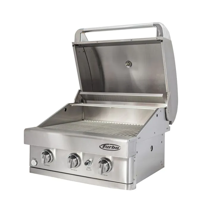 Turbo 26" 3-Burner Built-In BBQ Gas Grill - Natural Gas - BTH2621NG can be found at the following stores