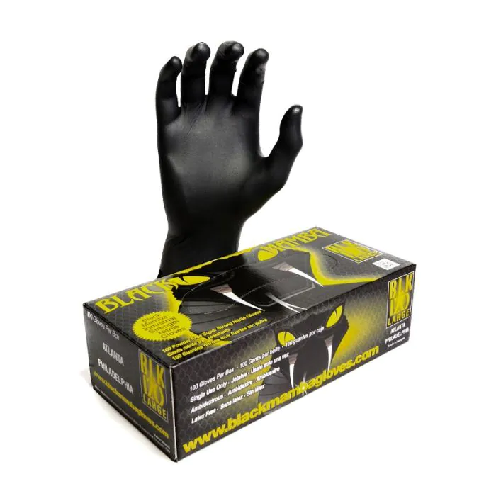 Black Mamba Industrial Strength Nitrile Gloves - XL - 100 Gloves can be found at the following stores