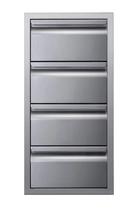 Memphis Grills 15-Inch Quadruple Access Drawer With Soft Close - VGC15DB4