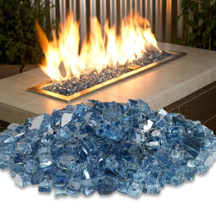 American Fireglass 14" Pacific Blue Reflective 10lbs - AFF-PABLRF-10-J can be found at the following stores