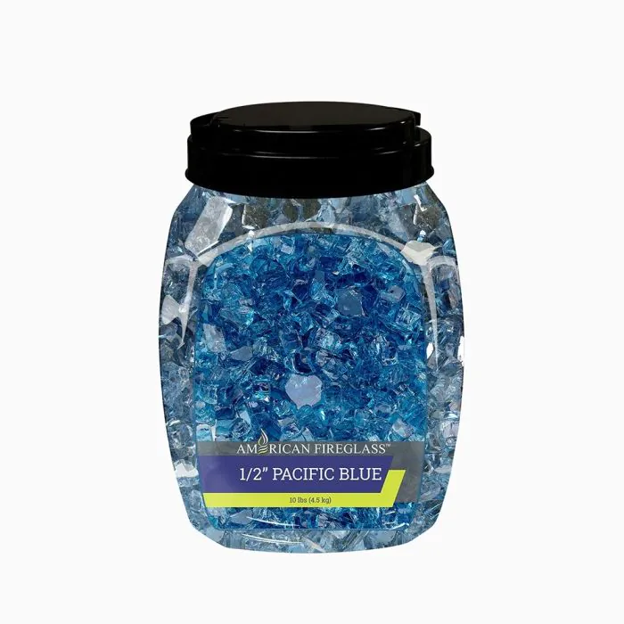 American Fireglass 14" Pacific Blue Reflective 10lbs - AFF-PABLRF-10-J can be found at the following stores