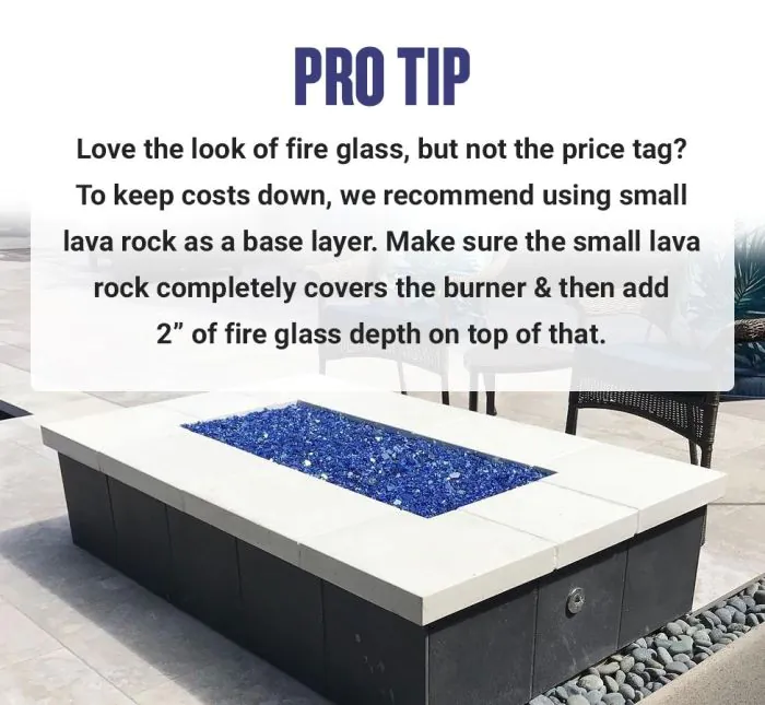 American Fireglass Medium Lava Rock 10lbs - LAVA-M-10 can be found at the following stores