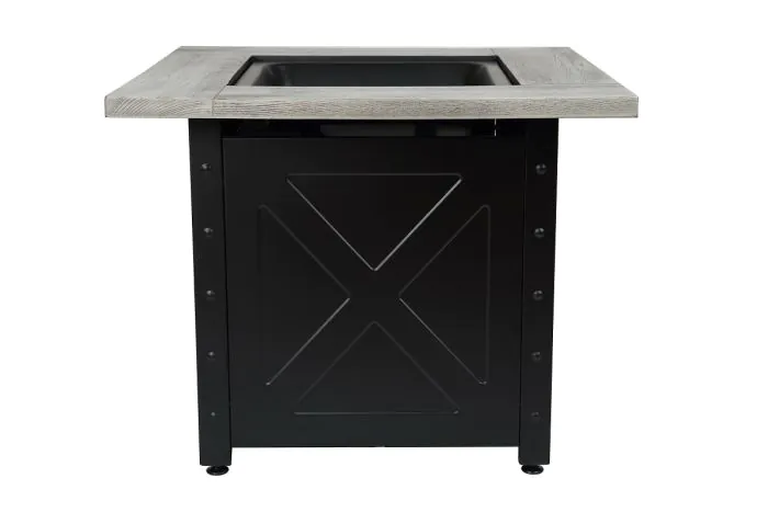 Moderna 30-Inch Weathered Gray Wood Fire Table LP can be found at the following stores