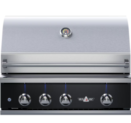 32" Delta Heat Gas Grill with Rotisserie, Black Control Panel- Natural Gas - DHBQ32R-KN