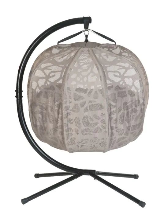 FlowerHouse Hanging Pumpkin Patio Loveseat Chair w Stand-Branch
