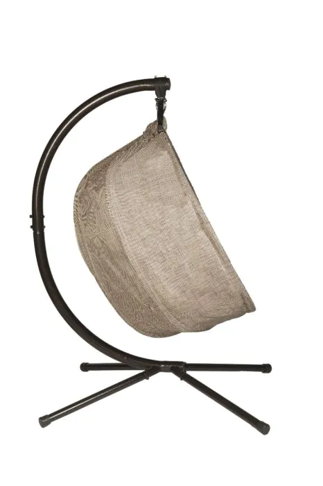 FlowerHouse Hanging Pumpkin Patio Loveseat Chair w Stand-Bark - FHPC100-BRK