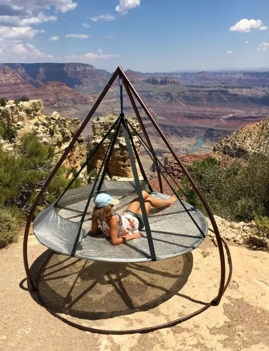 7 FT Dia Hanging Hammock Flying Saucer with Stand - FHFSSVR-SET