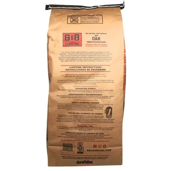 B&B Oak Lump Charcoal - Hardwood - 20 Lbs. can be found at the following stores