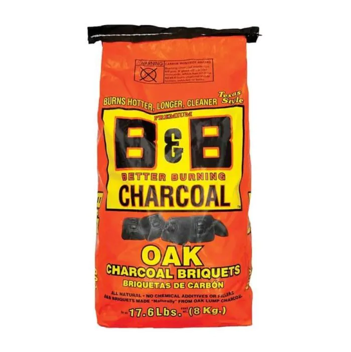 B&B Oak Charcoal Briquettes - 17.6 Lbs - B00074-48 can be found at the following stores