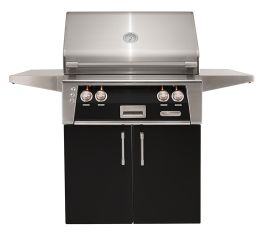 Alfresco 30" Standard Cart - Jet Black-Gloss - XE-30C-S9005