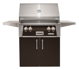 Alfresco 30" Standard Cart - Jet Black-Matte - XE-30C-SM9005