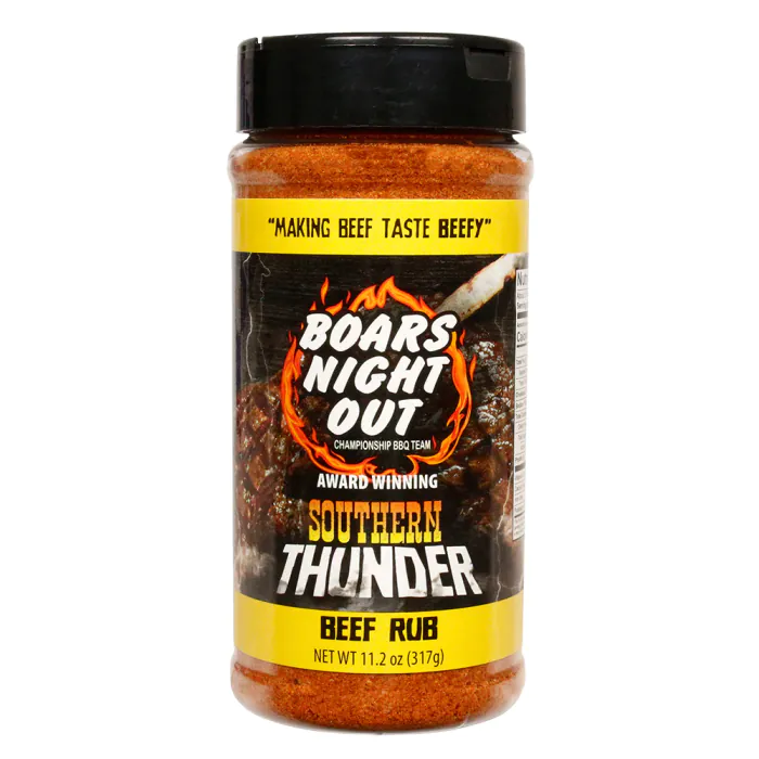 Boars Night Out Southern Thunder Beef Rub Beef Pork Chicken Seasoning 11.2 Oz - 76905 can be found at the following stores