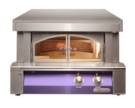 Alfresco 30-Inch Countertop Natural Gas Outdoor Pizza Oven Plus - Blue Lilac-Gloss - AXE-PZA-NG-S4005