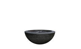 Prism Hardscapes Moderno 2 Fire Pit Bowl- Liquid Propane- Ebony- PH-401-2LP