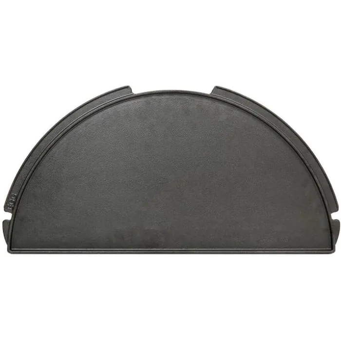 Big Green Egg Half Moon Cast Iron Plancha Griddle for 2XL, XL and Large EGGs - 122988