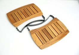 Big Green Egg 17.5in Acacia Wood Egg Mates for Large Egg - 120687