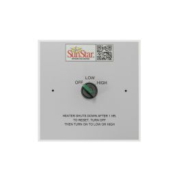 SunStar Single Switch Controller W 60 Minute Solid State Timer & 3-Position Switch - 610550