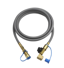 Sunglo 12-Foot Natural Gas Quick Disconnect Hose Set - HQD12